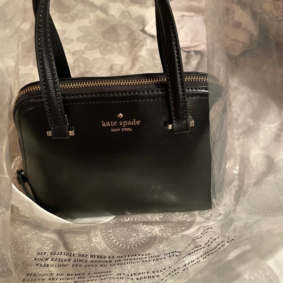 Kate Spade Black Small Dome Satchel crossbody - Picture 4 of 11
